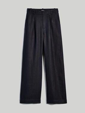 Madewell Harlow 100% Linen Wide Leg Pants